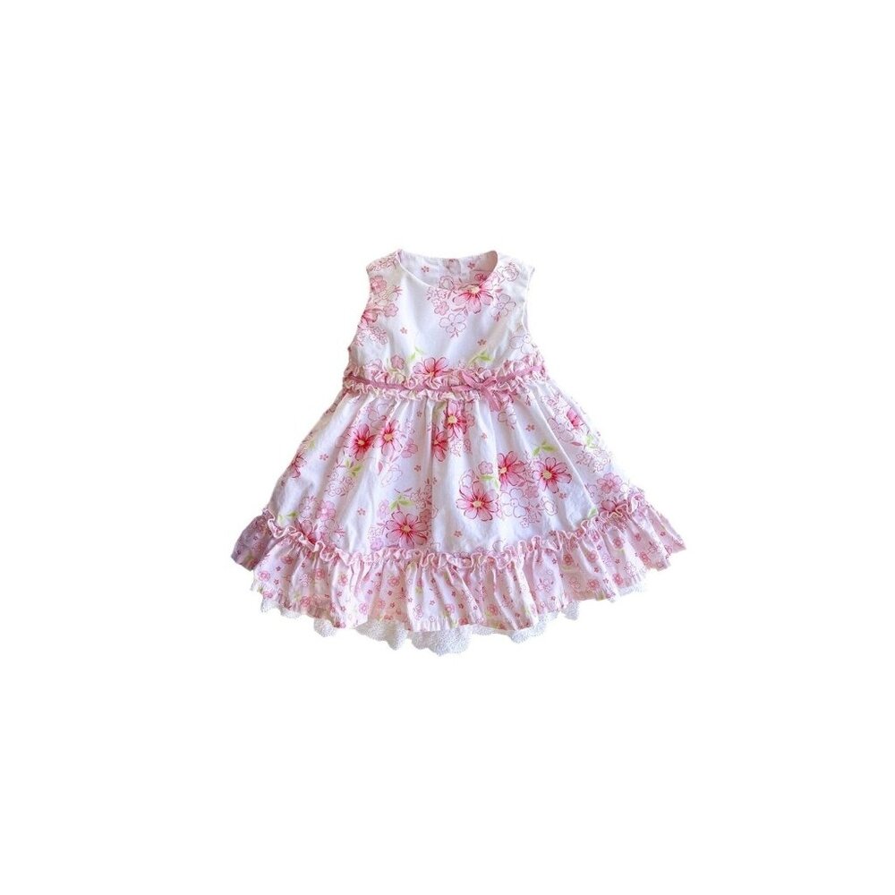 Polly Flinders Floral Dress 12mo